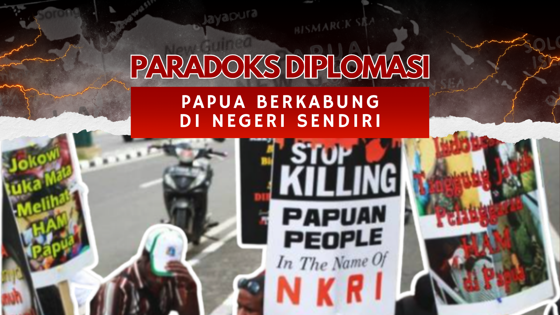 Thumbnail Artikel Paradoks Diplomasi, Papua Berkabung di Negeri Sendiri