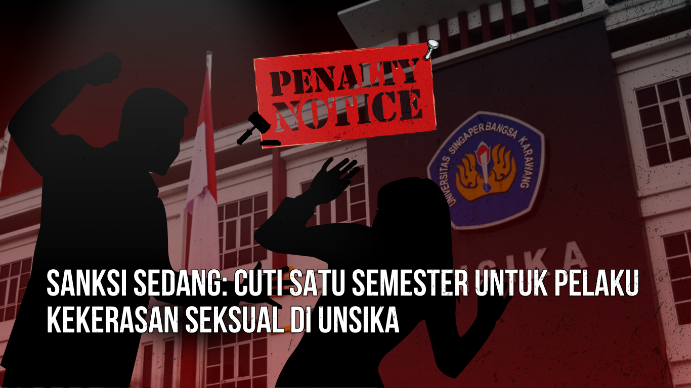 Thumbnail Artikel Sanksi Sedang: Cuti Satu Semester untuk Pelaku Kekerasan Seksual di Unsika