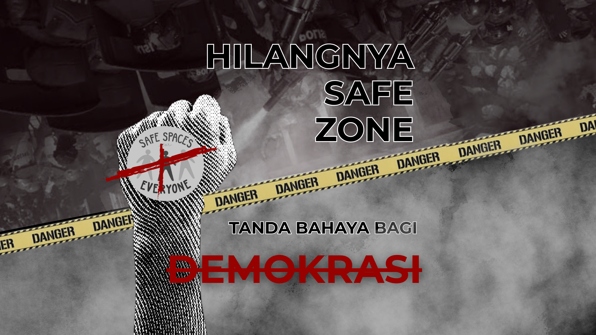 Thumbnail Artikel Hilangnya Safe Zone, Tanda Bahaya bagi Demokrasi